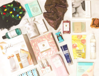 flat lay photo of gift guide items