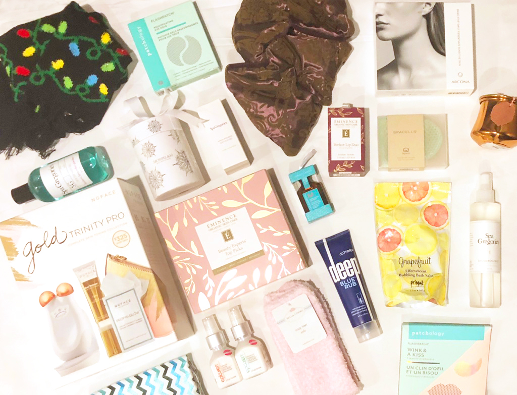 flat lay photo of gift guide items