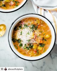 Picture of vegetable soup